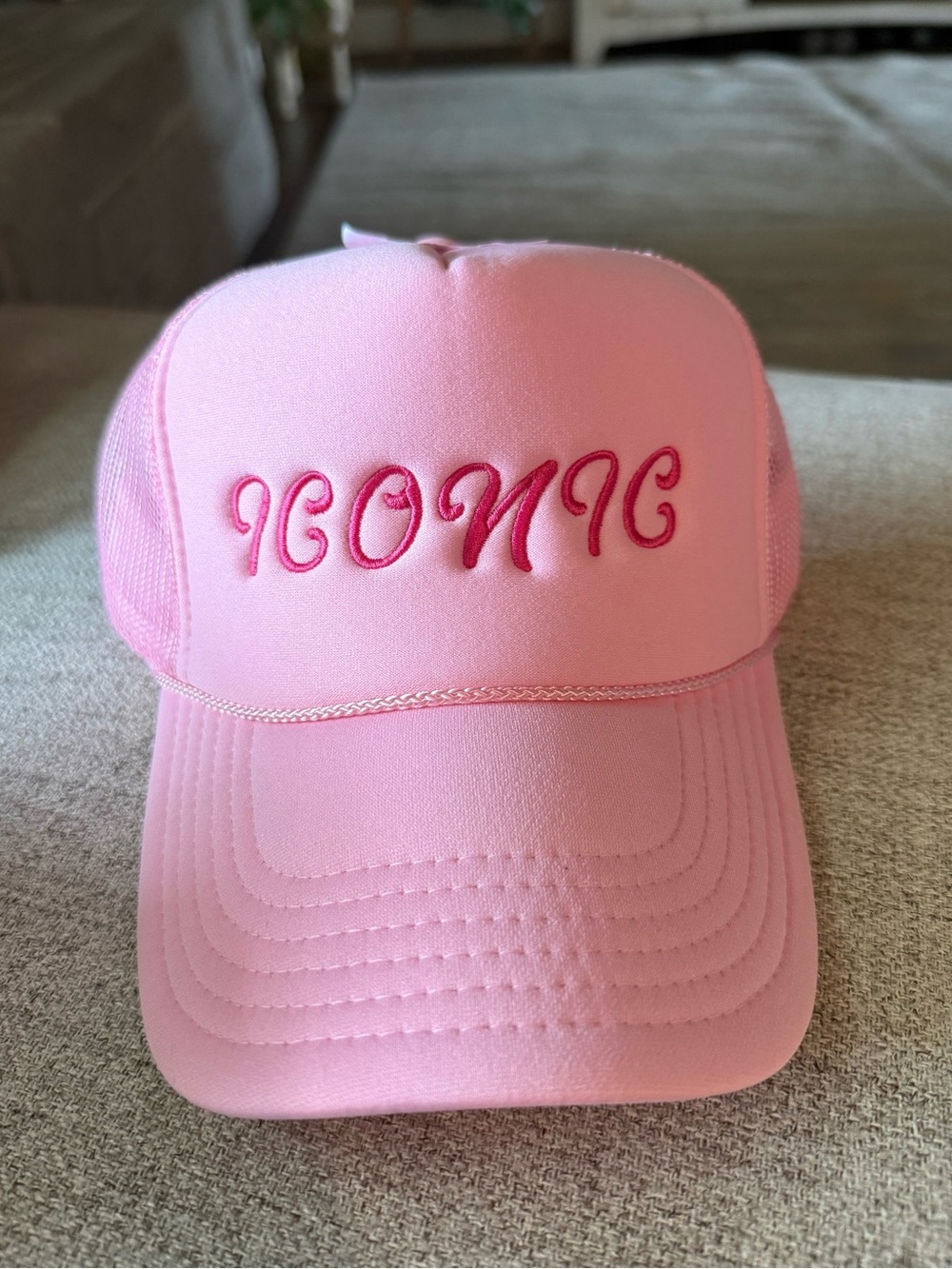 NEW Pink 'ICONIC' Trucker Hat